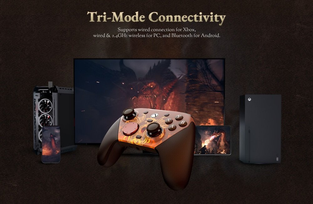 Controle GameSir G7 Pro com TMR finalmente ganha visual de Dragon’s Dogma 2